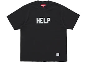 Supreme Help S/S Top Black - vue 360