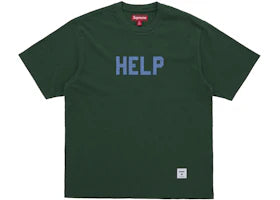 Supreme Help S/S Top Dark Green - vue 360