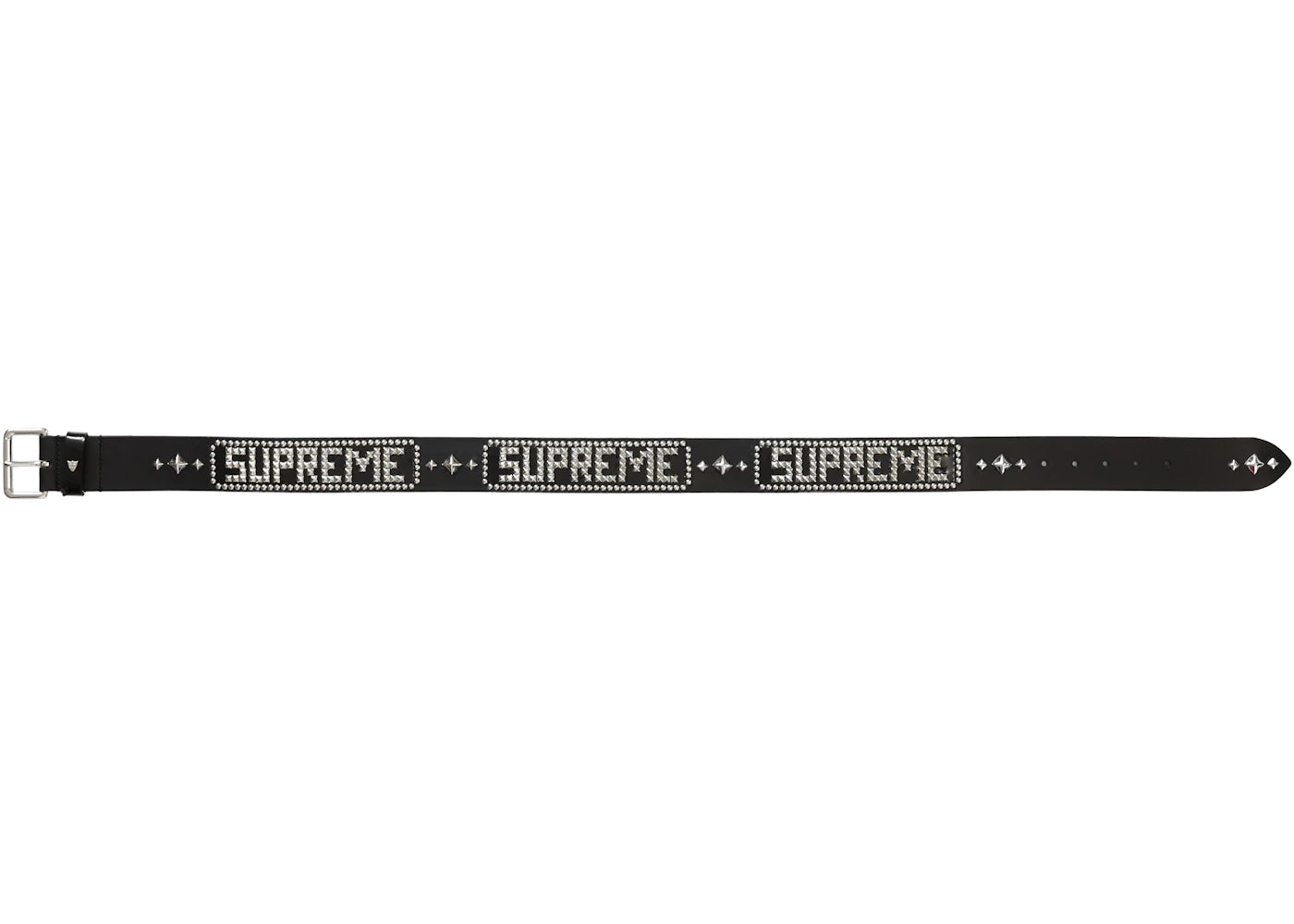 Supreme Hollywood Trading Company Studded Belt Black - vue secondaire B