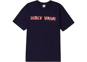 Supreme Holy War Tee Navy - authentic Supreme product