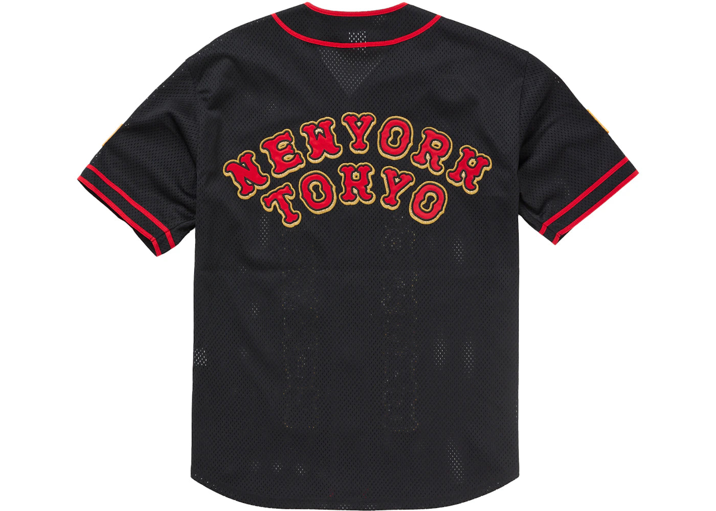 Supreme Homerun Baseball Jersey Black - vue secondaire B