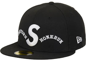 Supreme Homerun S Logo New Era 59Fifty Hat Black