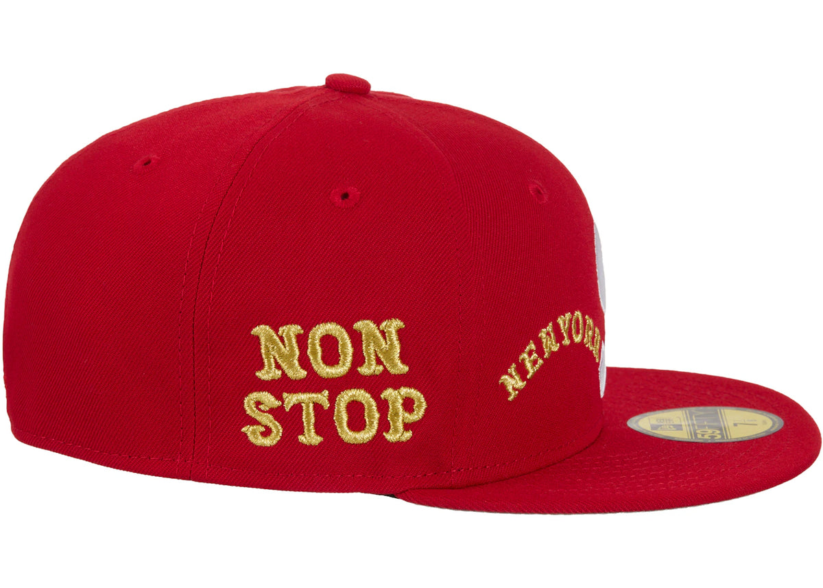 Supreme Homerun S Logo New Era 59Fifty Hat Red - vue secondaire B