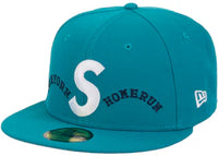 Supreme Homerun S Logo New Era 59Fifty Hat Teal