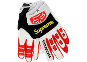 Supreme Honda Fox Racing Gloves Red