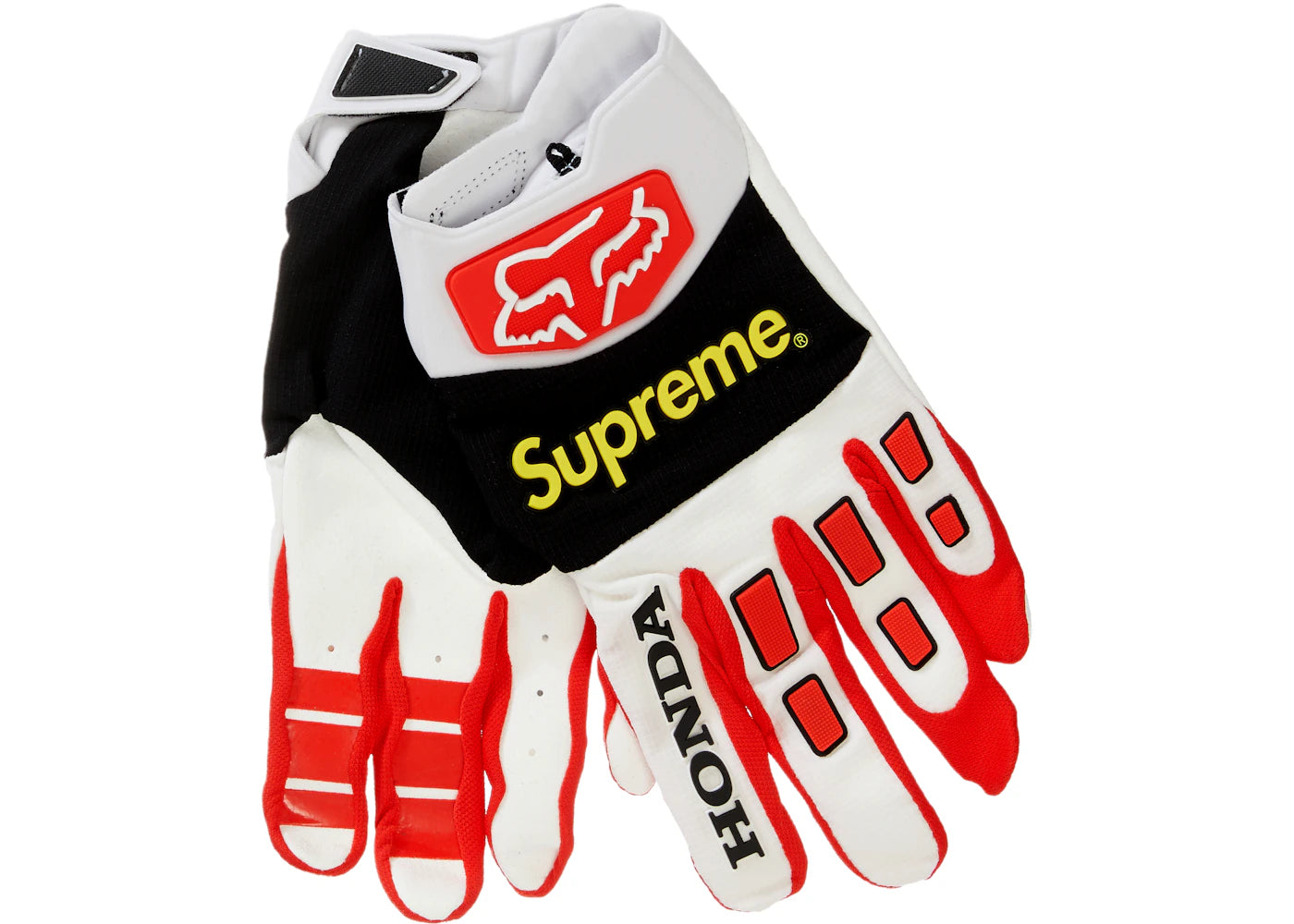 Supreme Honda Fox Racing Gloves Red - vue secondaire A