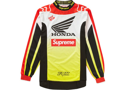 Supreme Honda Fox Racing Moto Jersey Top Red - apparel view 2