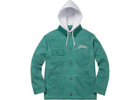 Supreme Hooded Chore Coat Teal