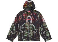 Supreme Hooded Raglan Jacket Art Dealer Camo
