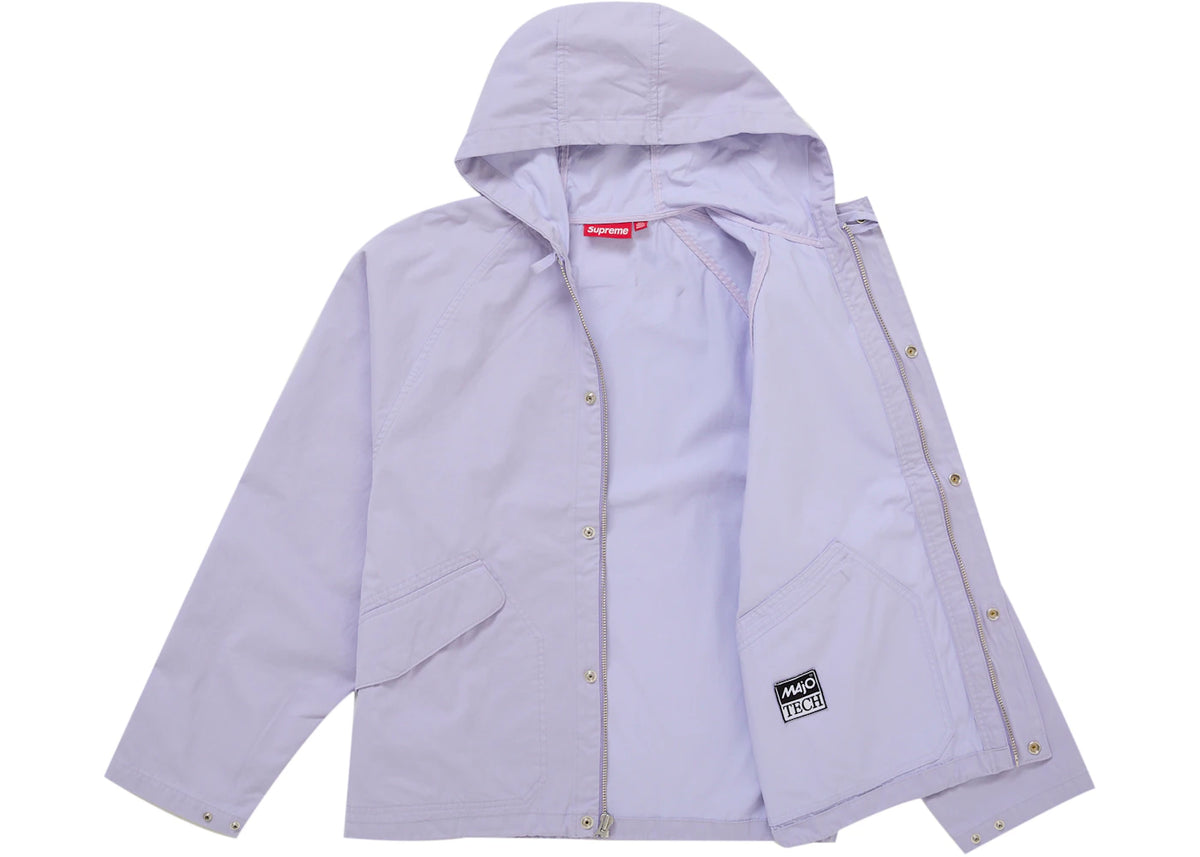 Supreme Hooded Raglan Jacket Lilac - vue secondaire B