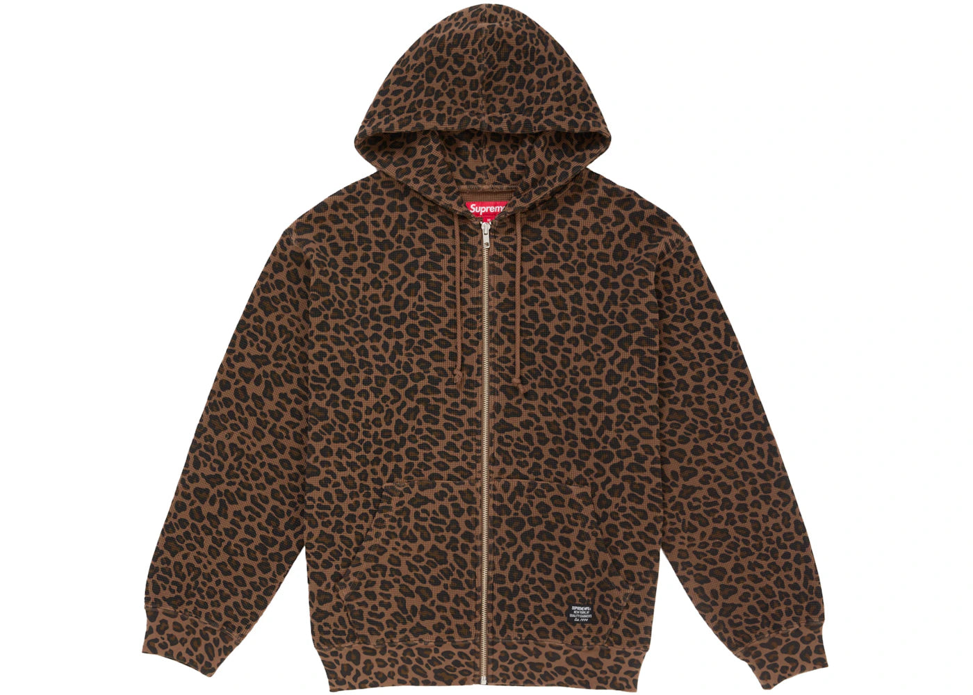 Supreme Hooded Zip Up Thermal (SS25) Leopard sneakers - authentic Supreme shoes