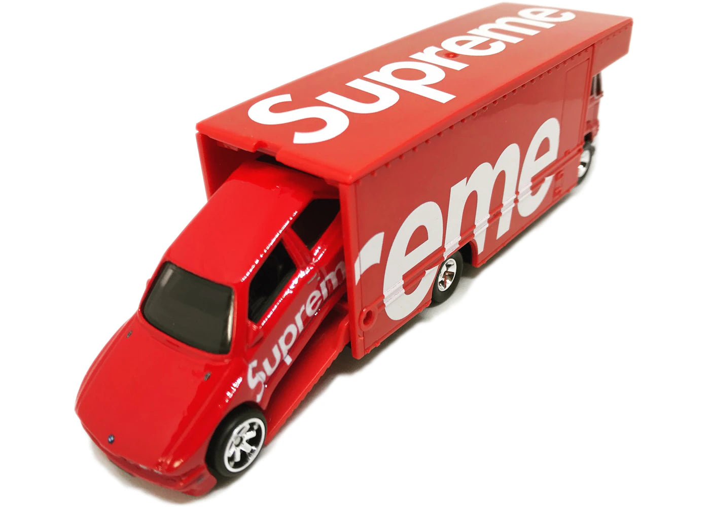 Supreme Hot Wheels Fleet Flyer + 1992 BMW M3 Red - vue secondaire B
