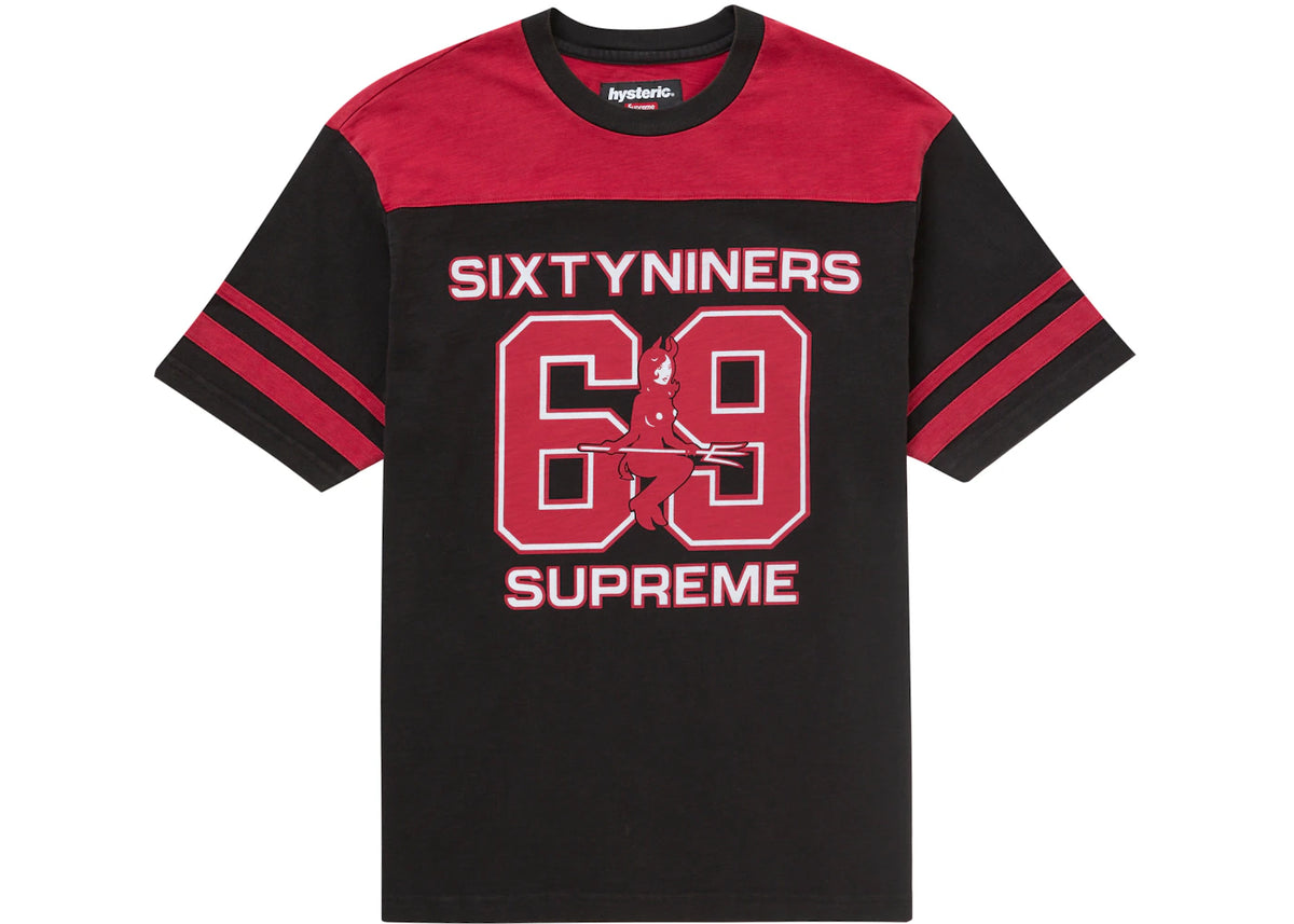 Supreme Hysteric Glamour 69 Football Top Black - vue secondaire A