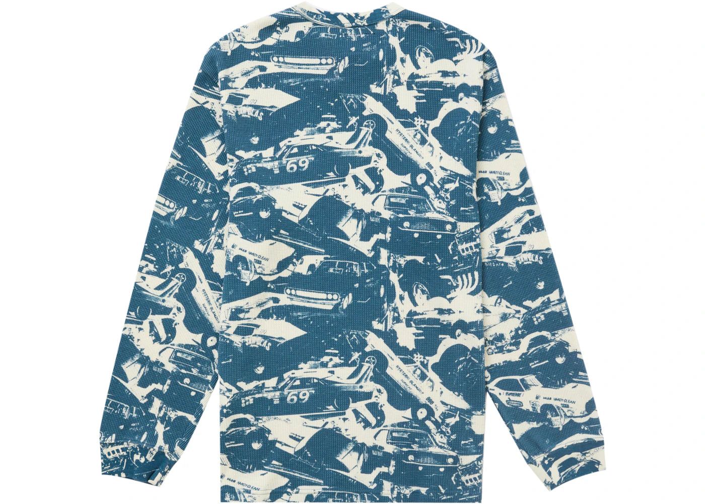 Supreme Hysteric Glamour Cars Thermal Teal - vue secondaire B