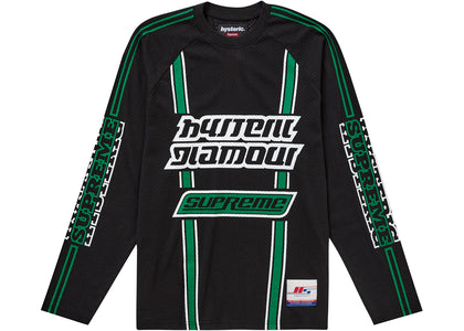 Supreme Hysteric Glamour Mesh L/S Top Black - product view 2