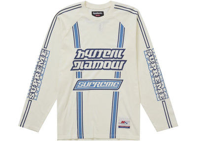 Supreme Hysteric Glamour Mesh L/S Top White