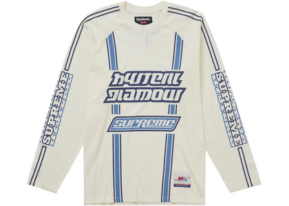 Supreme Hysteric Glamour Mesh L/S Top White - authentic Supreme product