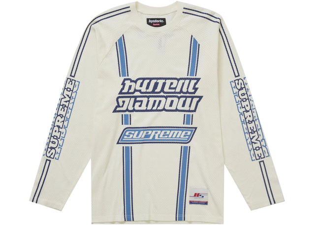 Supreme Hysteric Glamour Mesh L/S Top White