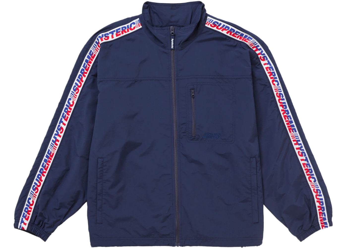 Supreme Hysteric Glamour Track Jacket Navy - vue secondaire A