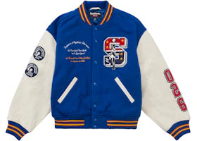 Supreme Hysteric Glamour Varsity Jacket Blue