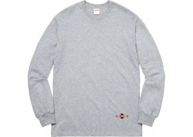 Supreme Independent Fuck the Rest L/S Tee Heather Grey