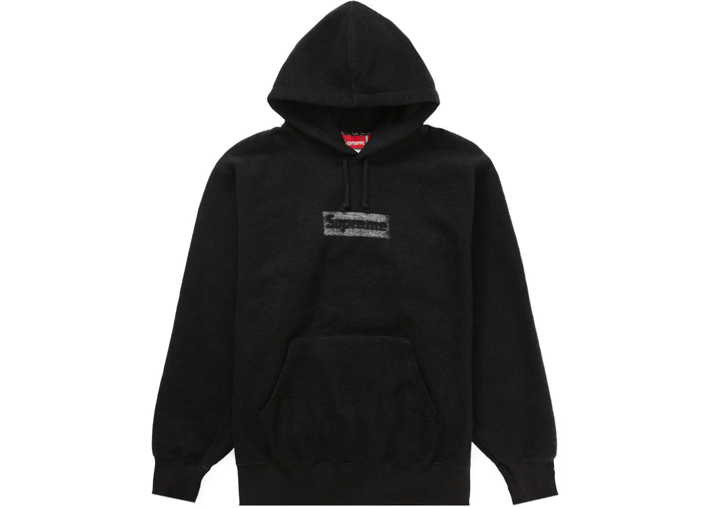 Supreme Inside Out Box Logo Hooded Sweatshirt Black - vue secondaire A