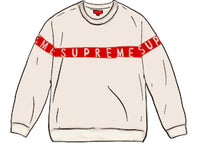 Supreme Inside Out Logo Sweater White