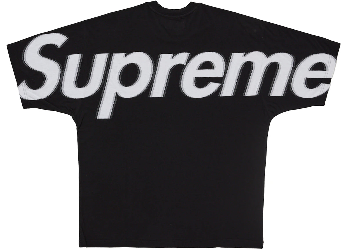 Supreme Intarsia S/S Top (SS25) Black - vue 360