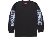 Supreme Intarsia Sleeve L/S Top (FW25) Black