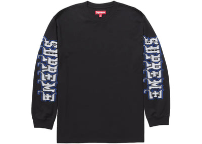 Supreme Intarsia Sleeve L/S Top (FW25) Black