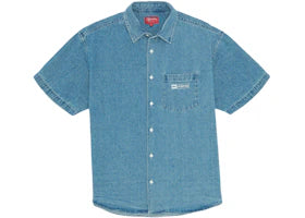 Supreme Invert Denim S/S Shirt Blue