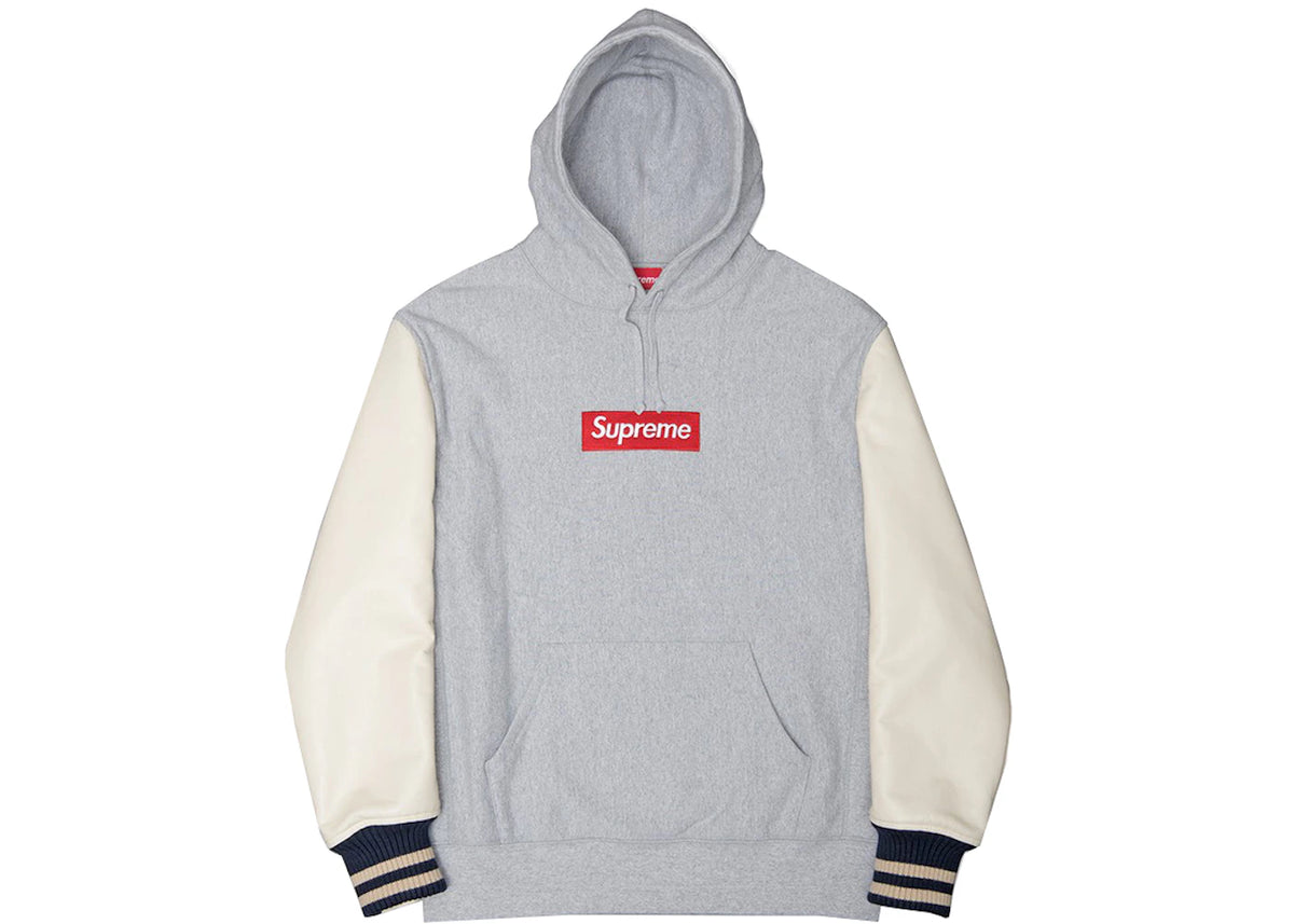 Supreme JUNYA WATANABE CDG MAN Customized Box Logo Hoodie Grey - vue secondaire A