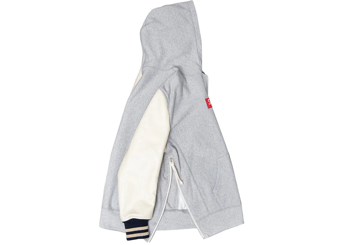 Supreme JUNYA WATANABE CDG MAN Customized Box Logo Hoodie Grey - vue secondaire B