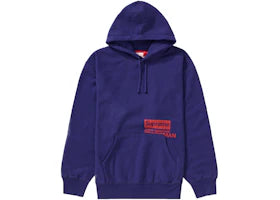 Supreme JUNYA WATANABE CDG MAN Hooded Sweatshirt Royal