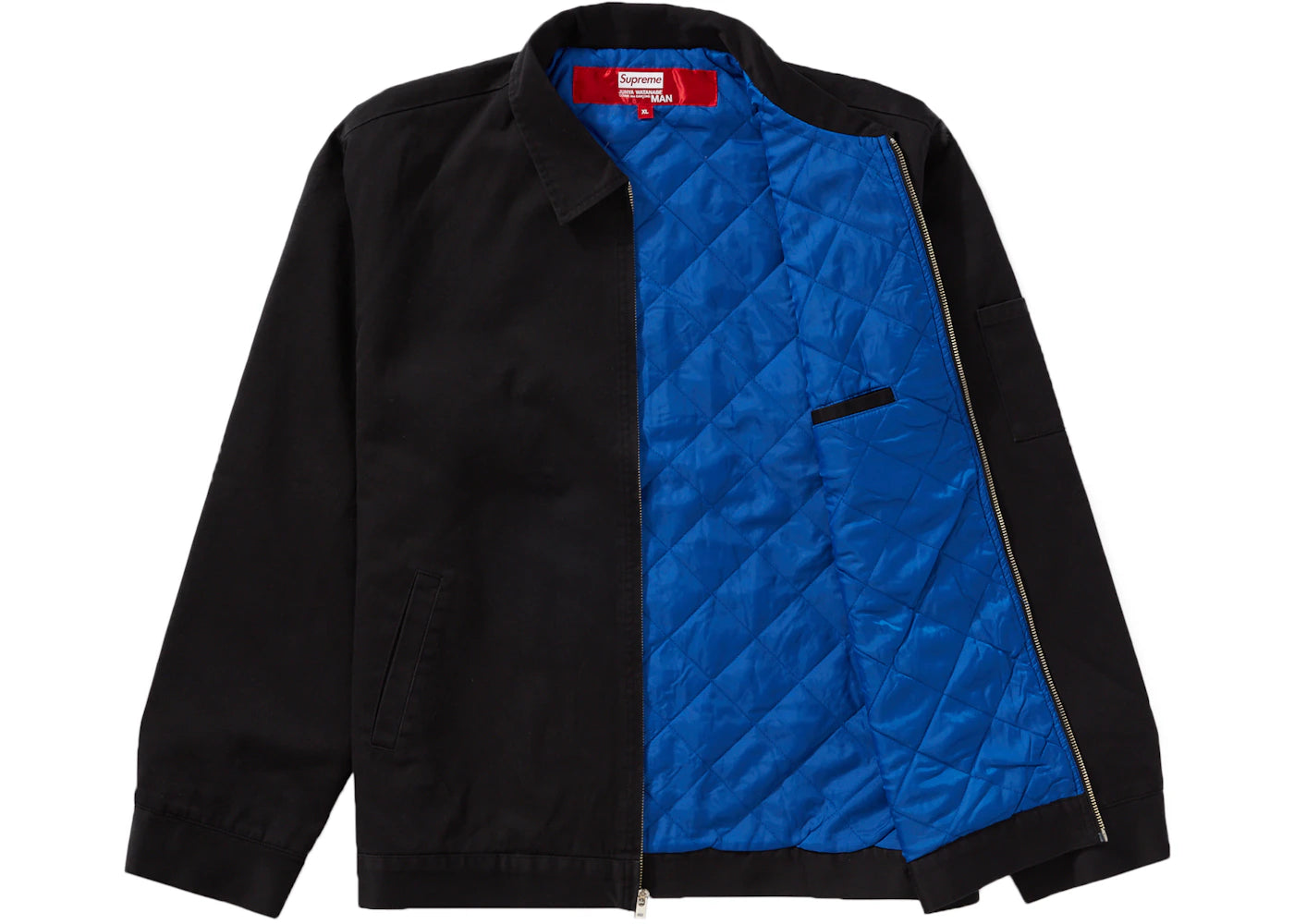 Supreme JUNYA WATANABE CDG MAN Printed Work Jacket Black - vue secondaire A