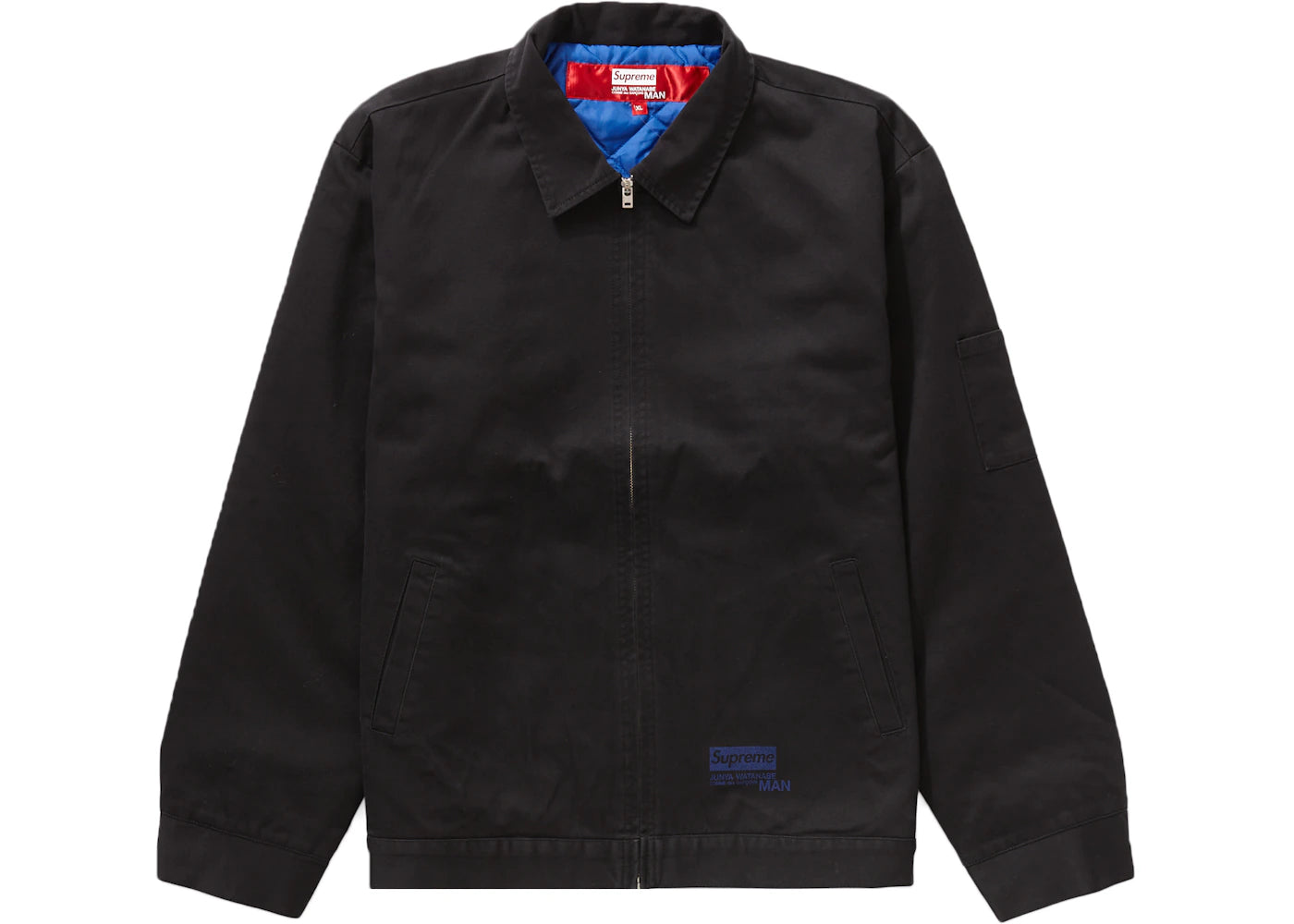 Supreme JUNYA WATANABE CDG MAN Printed Work Jacket Black - vue secondaire B