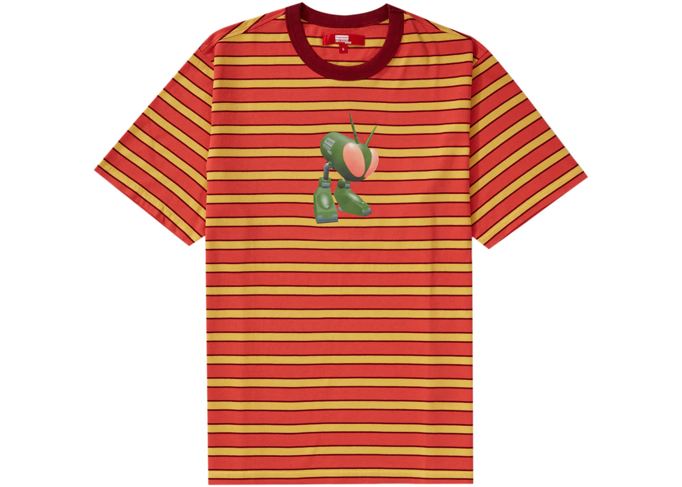 Supreme JUNYA WATANABE CDG MAN Stripe S/S Top Dark Red - vue secondaire A