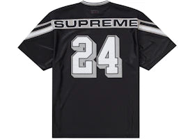 Supreme Jacquard Rib Football Jersey Black - vue 360