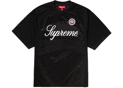Supreme Jacquard Soccer Jersey Black - authentic Supreme apparel