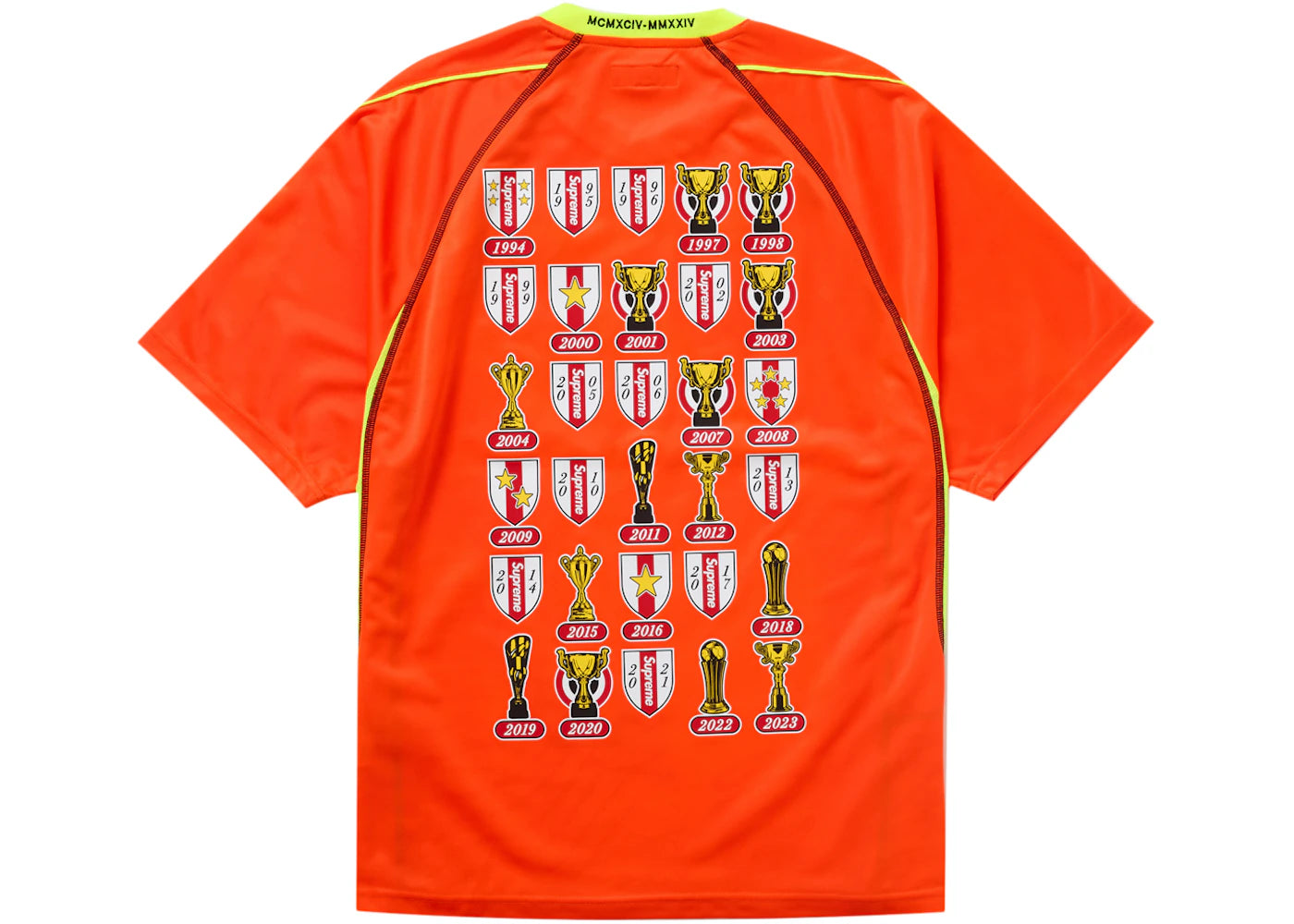 Supreme Jacquard Soccer Jersey Orange - vue secondaire A