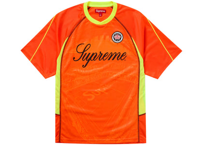 Supreme Jacquard Soccer Jersey Orange - authentic Supreme apparel