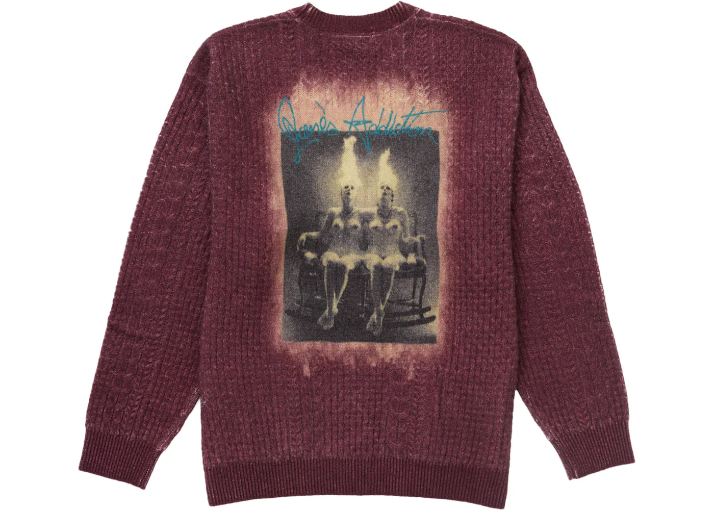 Jane’s Addiction Cardigan Burgundy - vue secondaire A