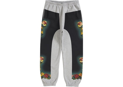 Supreme Jean Paul Gaultier Floral Print Sweatpant Heather Grey - product view 2