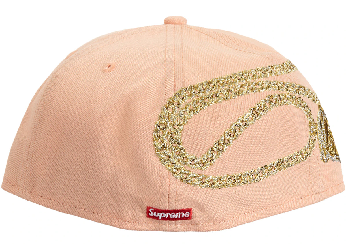 Supreme Jesus Piece S Logo New Era 59Fifty Hat Light Pink - vue secondaire B