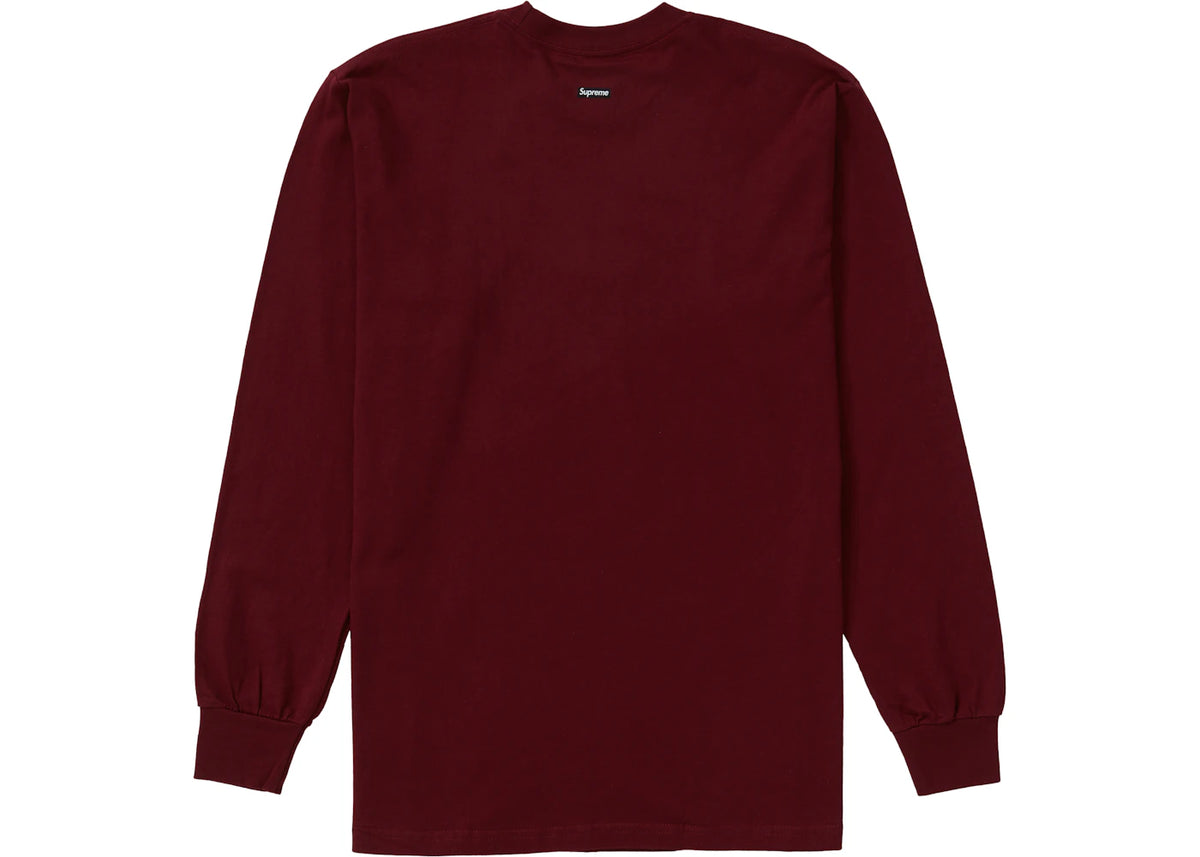 Supreme Joel-Peter Witkin Harvest L/S Tee Burgundy - vue secondaire B