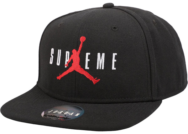 Supreme Jordan 6 Panel Hat Black sneakers - authentic Supreme shoes