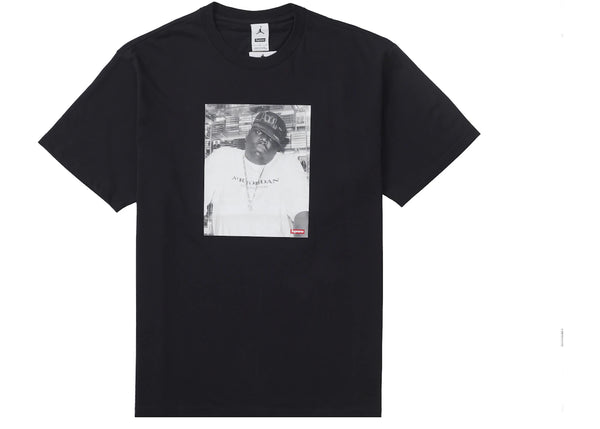 Supreme Jordan Biggie S S Top Black sneakers - authentic Supreme shoes