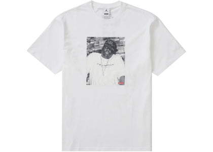 Supreme Jordan Biggie S S Top White - authentic Supreme sneakers