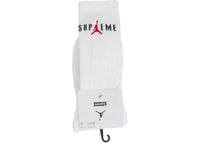 Supreme Jordan Crew Socks White