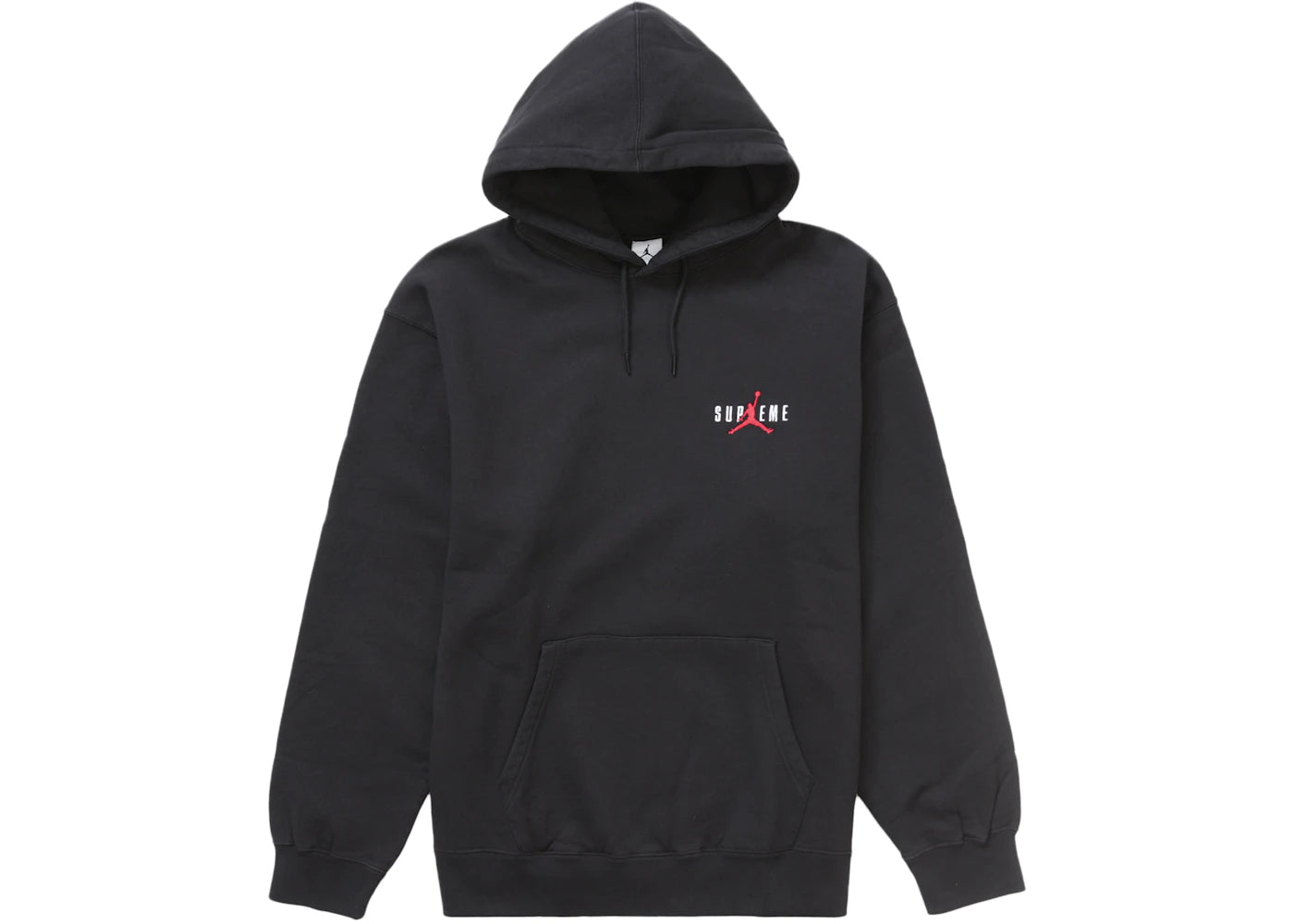 Supreme Jordan Hooded Sweatshirt (FW24) Black - vue secondaire A